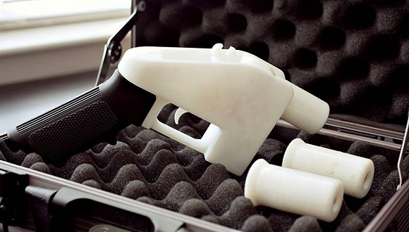 第一张3D打印手枪设计图，流传了九年
